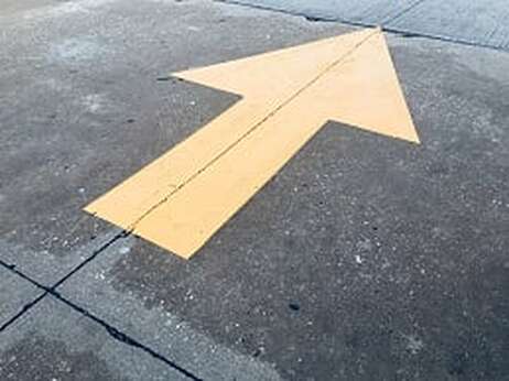Directional Arrows in your parking lot in Grapevine, Texas